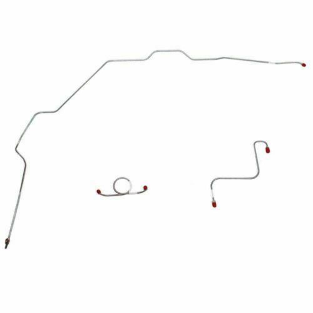 1963-65 Ford Fairlane Front Brake Line Kit Standard Drum Brakes - DKT6301SS