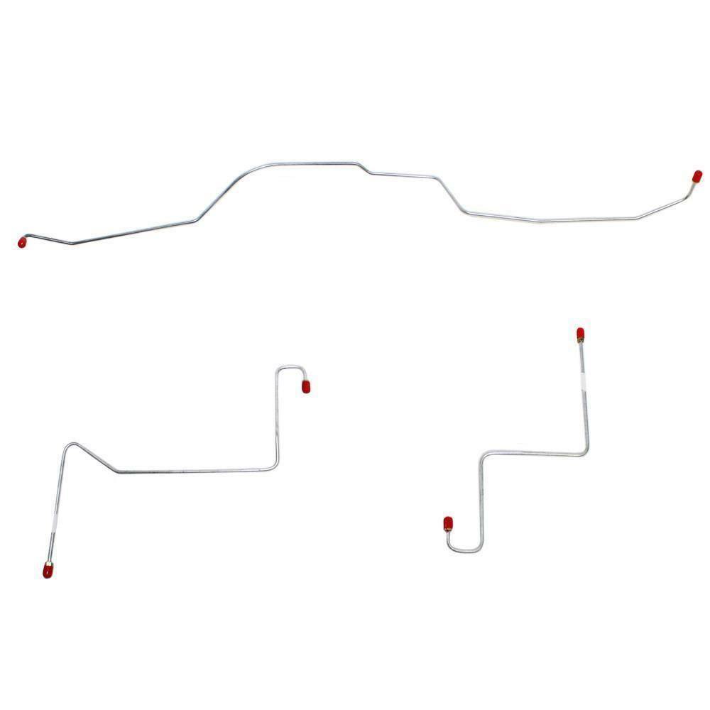 1968-69 Ford Fairlane Front Brake Line Kit with Power Disc Brakes - DKT6802SS