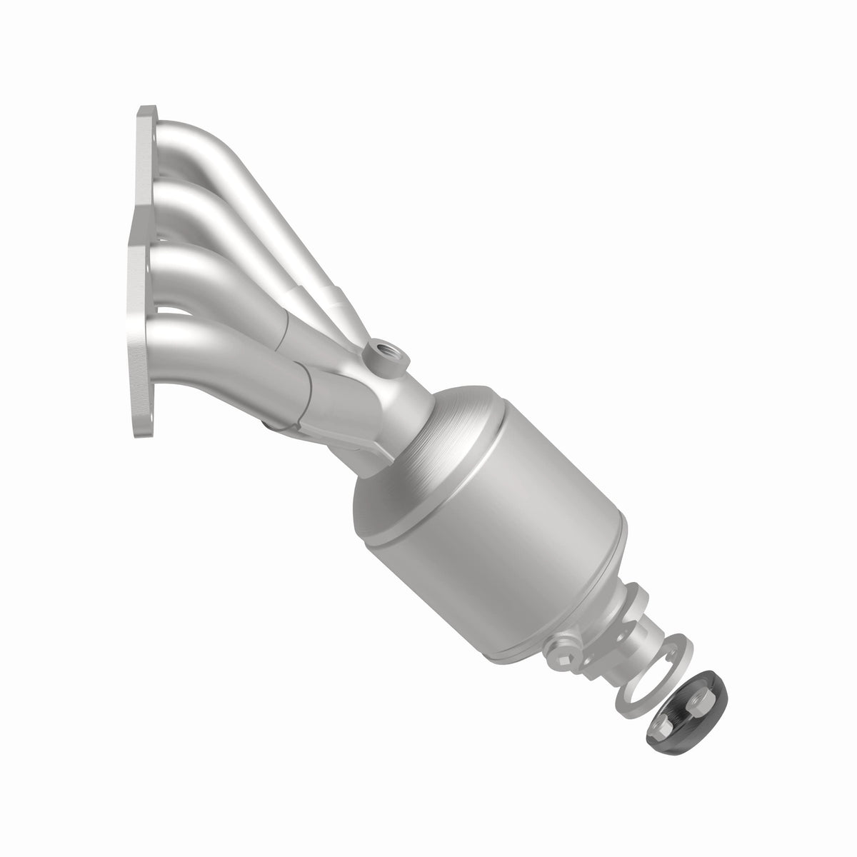 Catalytic Converter with Integrated Exhaust Manifold for HM Grade Federal / EPA Compliant Direct-Fit Manifold Catalytic