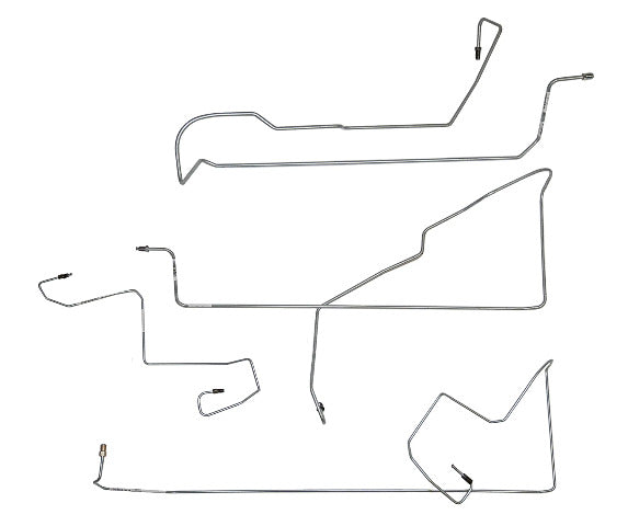 2015-2022 Dodge Challenger Hellcat, Charger, Front Brake Line Kit Steel EKT1501OM