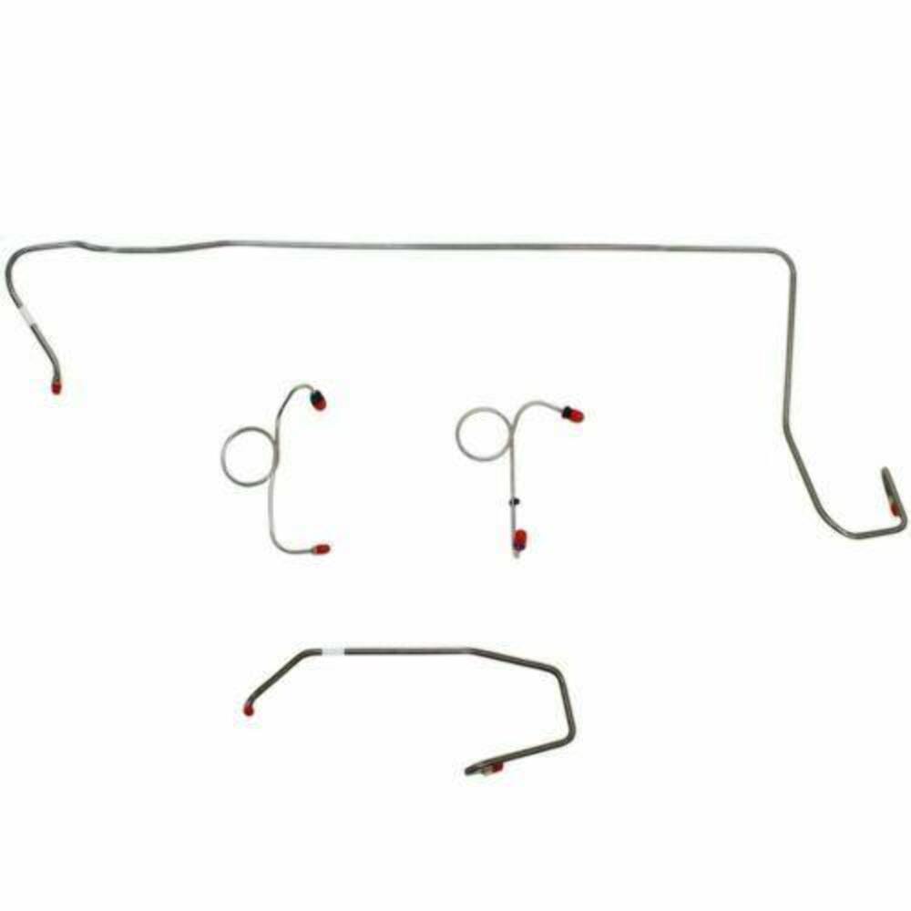 1974 Dodge Challenger Front Brake Line Kit Manual Disc Brakes - EKT7402SS - Front Lines Car Part People