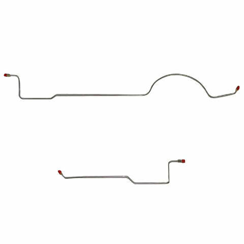 Fits 70-73 Plymouth Barracuda w/ 8-3/4, Rear Axle Brake Lines Steel-ERA7001OM