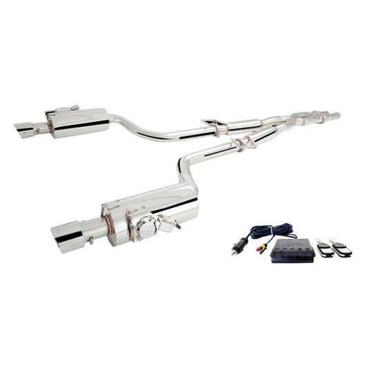 XFORCE Exhaust ES-301C-VMK-CBS- Varex 304 SS Cat-Back Exhaust w/ Split Rear Exit