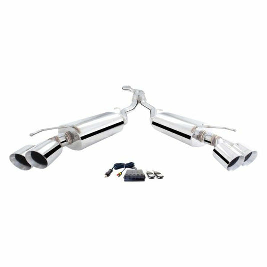 XFORCE Exhaust ES-CC17-VMK-CBS Varex 304 SS CatBack Exhaust w/ Quad Rear Exit