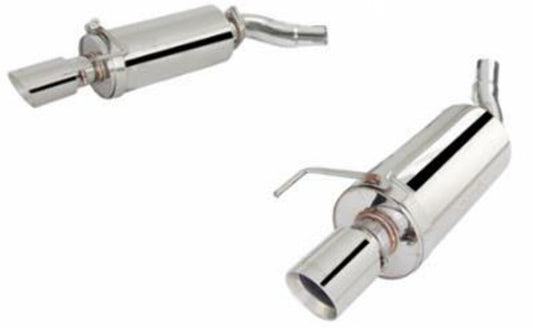 XFORCE Exhaust ES-FM15-ABS - 304 SS Axle-Back Exhaust System w/ Split Rear Exit