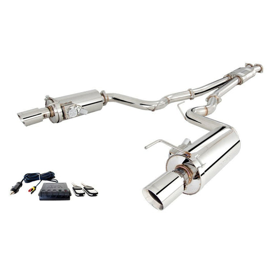 XFORCE Exhaust ES-FM15-VMK-CBS- Varex 304 SS Cat-Back Exhaust w/ Split Rear Exit