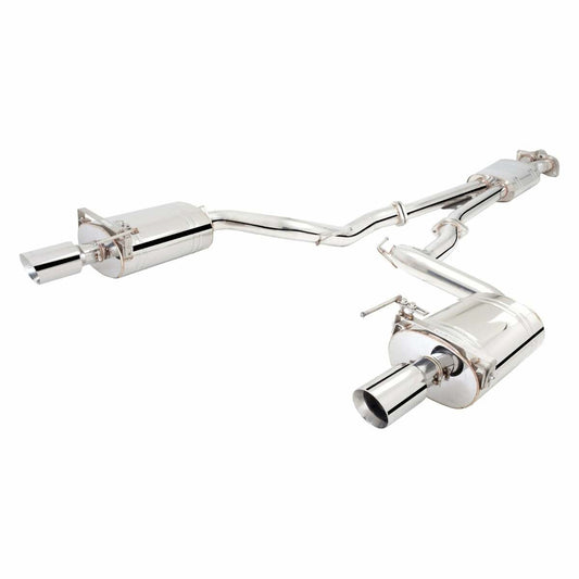 XFORCE Exhaust ES-FM17-02-CBS- 304 SS Cat-Back Exhaust System w/ Split Rear Exit