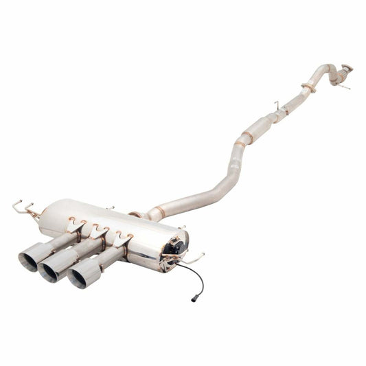 XFORCE ES-HCR17-VMK-CBS - Varex 304 SS Cat-Back Exhaust w/Triple Rear Exit