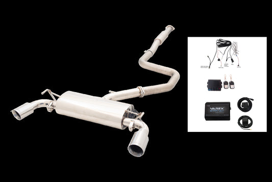 XFORCE Exhaust ES-HY30N-VMKSB-CBS - Varex SS Cat-Back Exhaust w/ Split Rear Exit