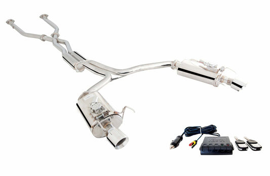 XFORCE ES-LIS350-VMK-CBS for Lexus IS 250 6cyl 05-13 Cat-Back w/ Varex Mufflers