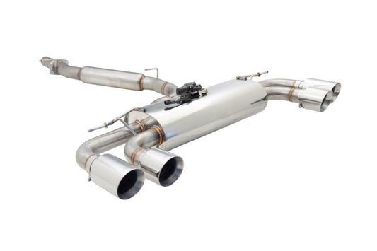 XFORCE ESAS3SVKCS - Varex Stainless Cat-Back Exhaust System with Quad Rear Exit