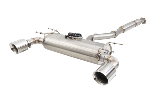 Fits 2017+ Toyota 86 and  2013+ BRZ 3" Varex Valved Cat Back Exhaust ESBRZ2VKCS