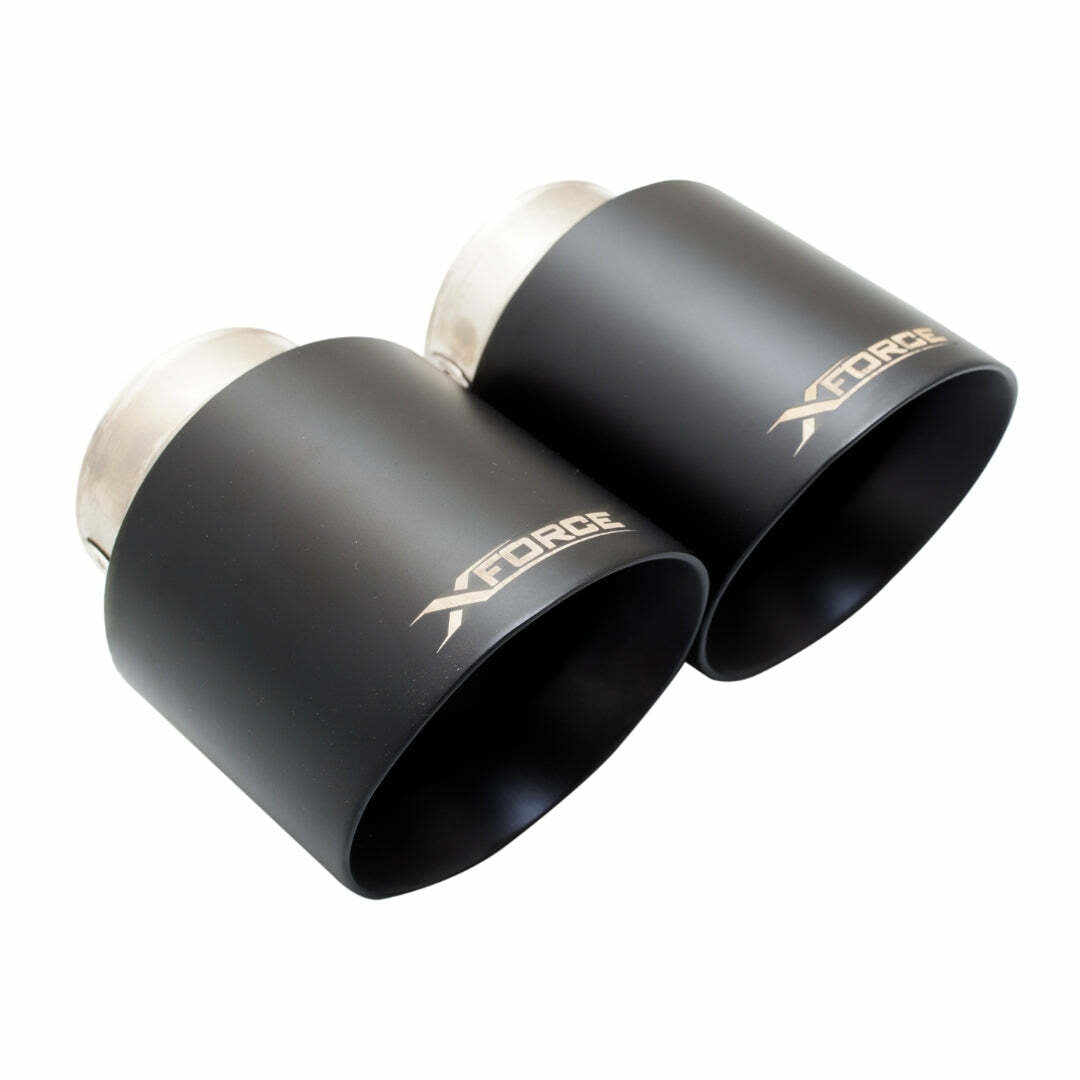 Toyota Supra GR Black tip option (for Xforce system)-Xforce-ESTS20BLKTIP