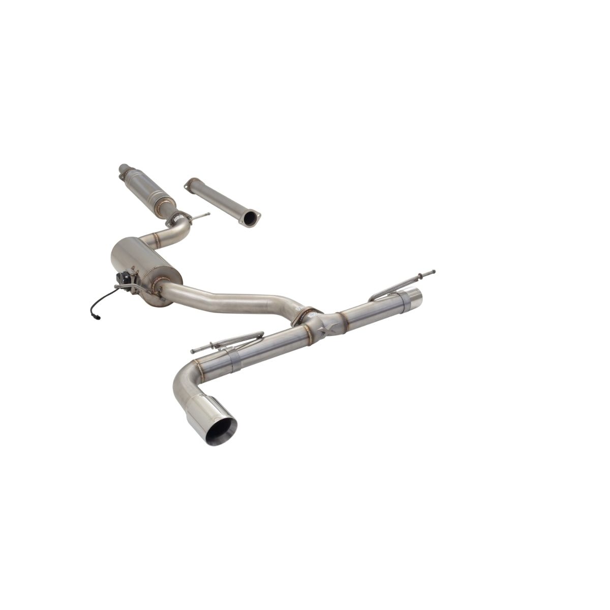 VW Golf TSI MK7 to MK8 3in Varex Valved Cat Back Exhaust System ESVW01VKCS