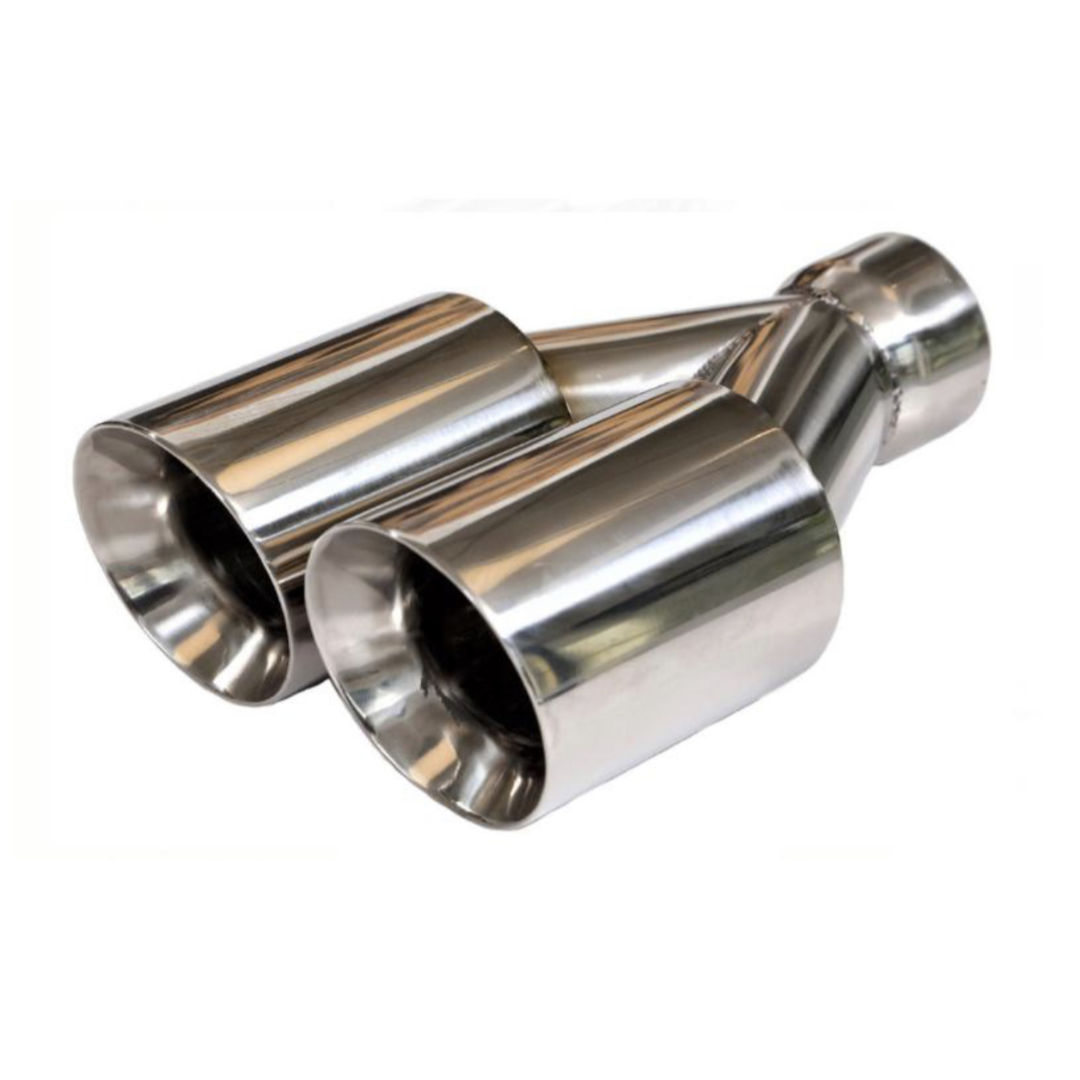 Dual Round Double Wall Slant Cut Tip Stainless Steel-ET-025