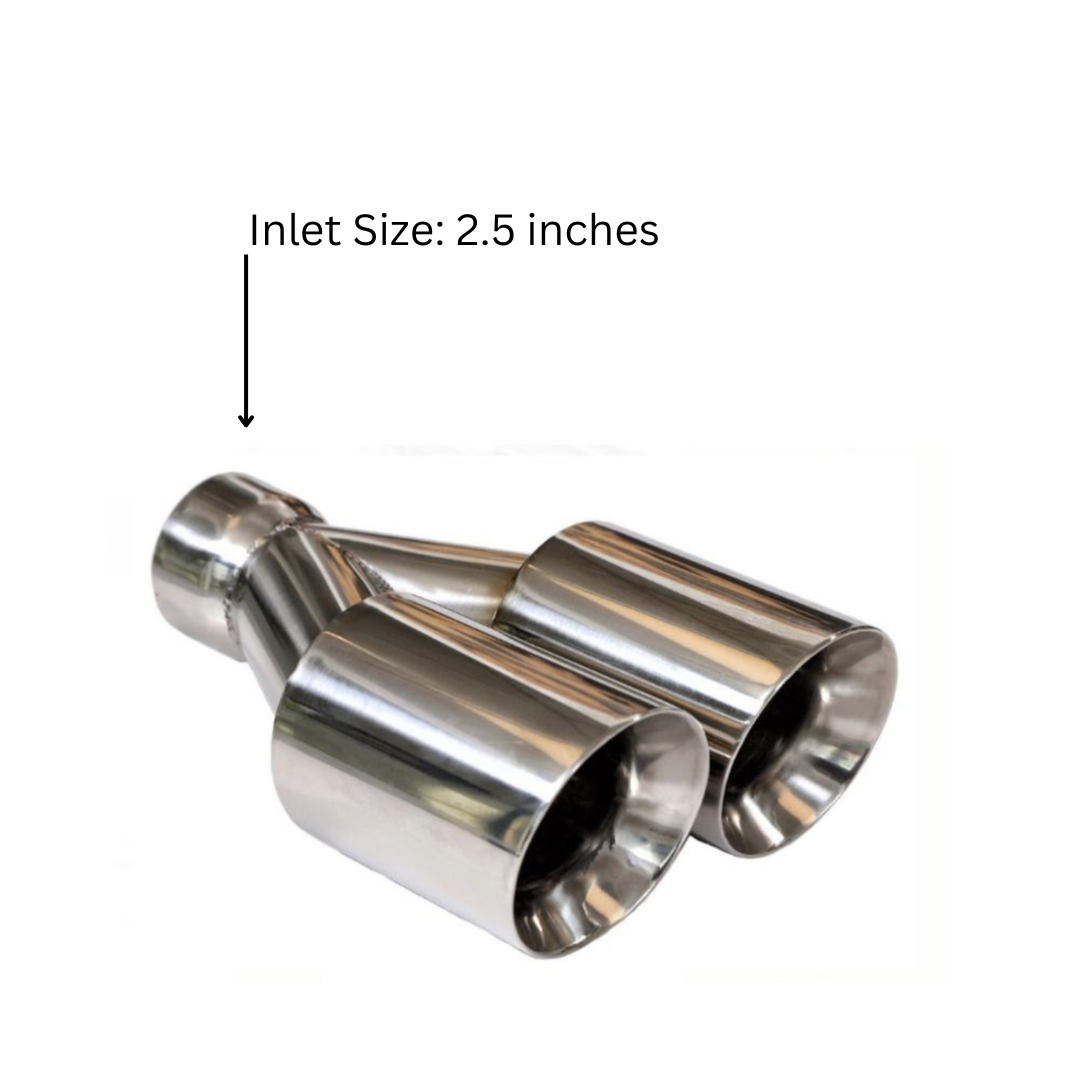 Dual Round Double Wall Slant Cut Tip Stainless Steel-ET-025