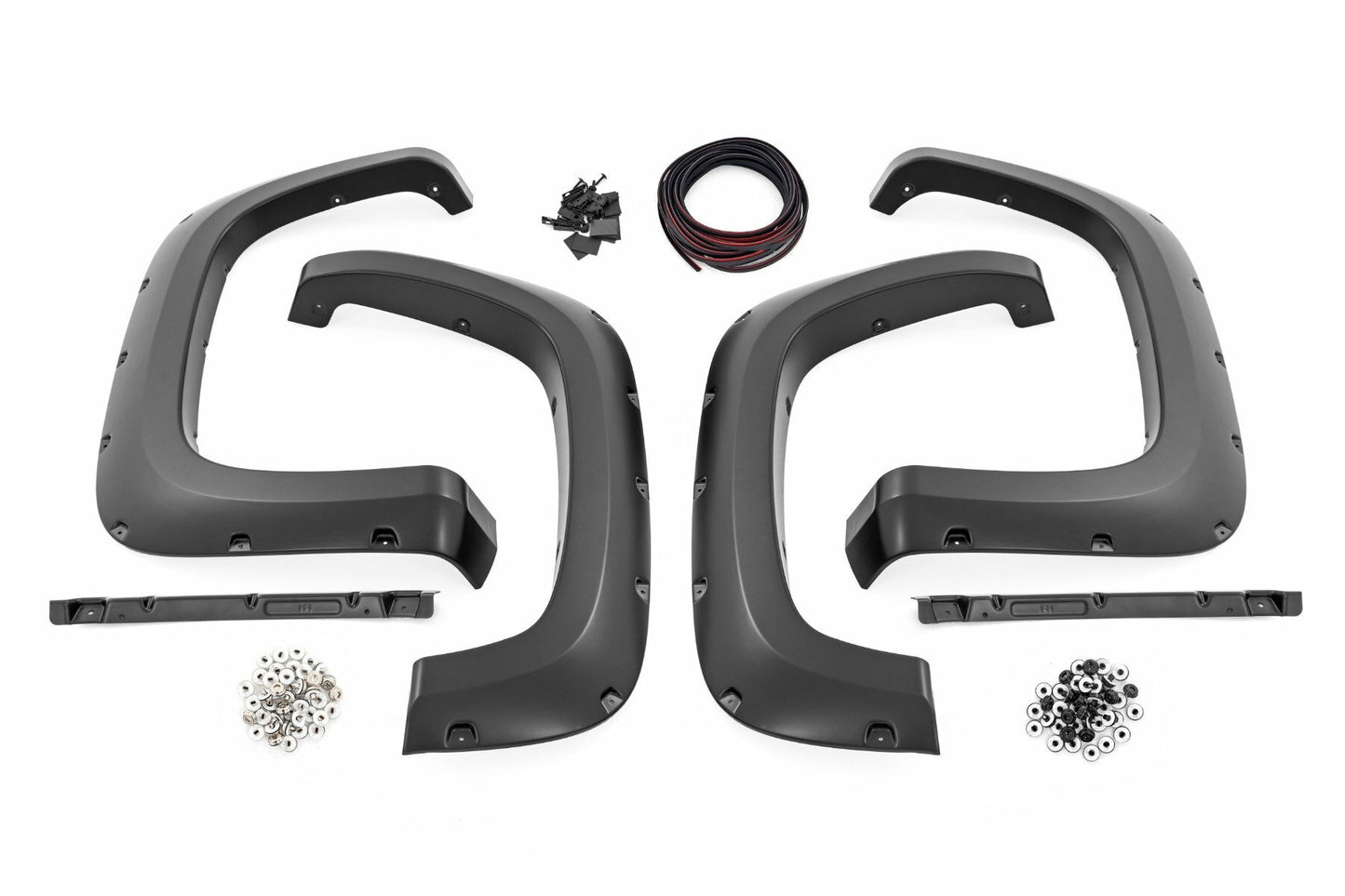 Fits Silverado 2500 HD(20-24) Pocket Fender Flare GAZ Summit White F-C12011A-GAZ