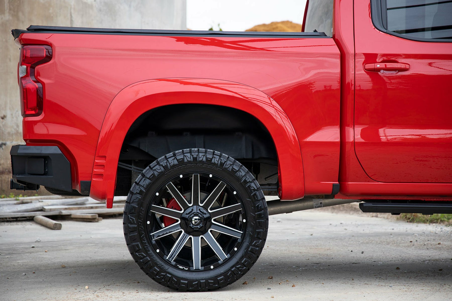 Fits Chevy Silverado 1500(2019-24) Fender Flares SF1 G7C Red Hot F-C319201A-G7C