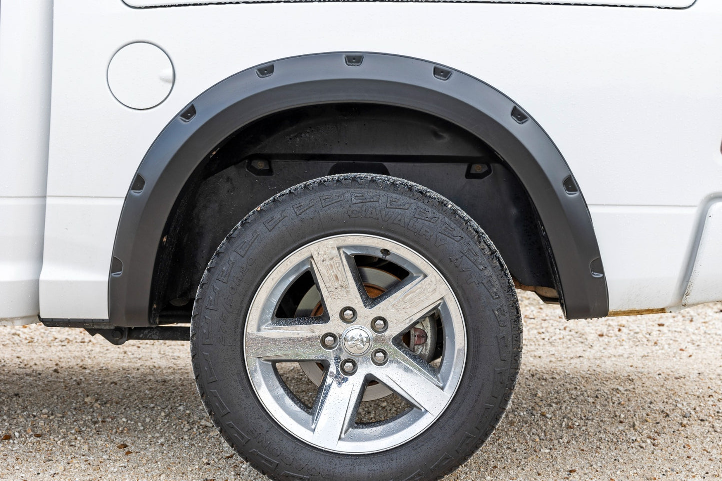 Fits Ram 1500(10-18 &Classic) Pocket Fender Flare PSC Silver F-D10911B-PSC