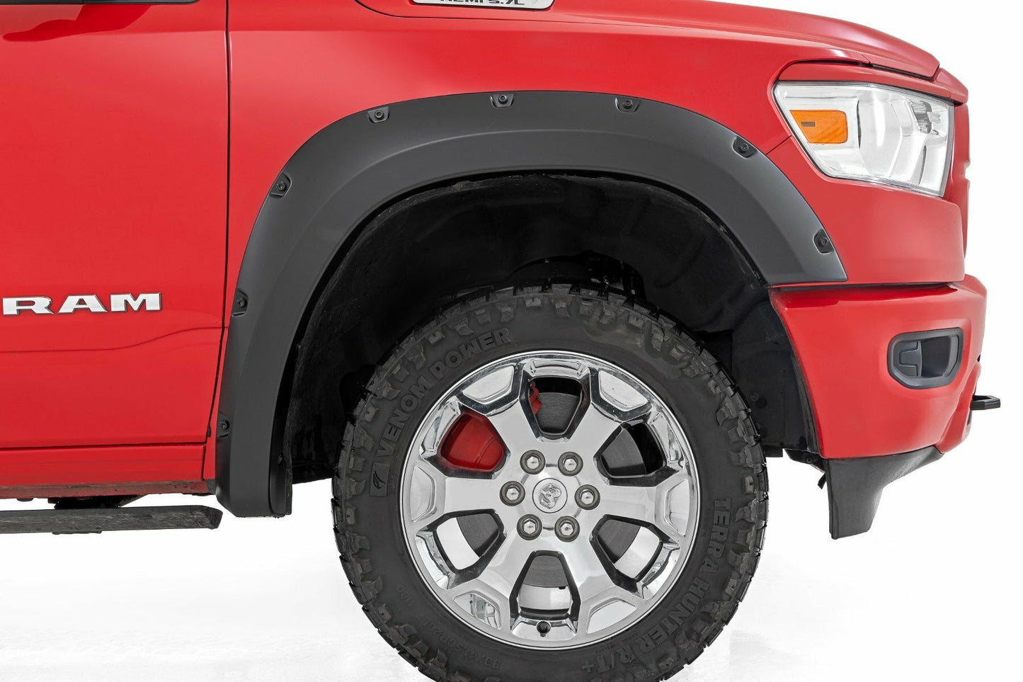 Fits Ram 1500 (2019-2024) Pocket Fender Flares PAR Maximum Steel F-D10914A-PAR