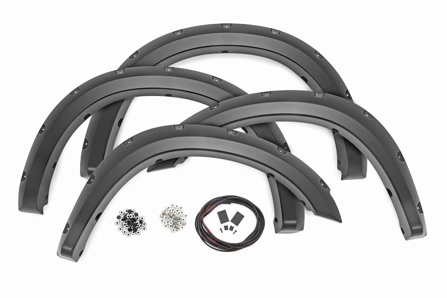 Fits Ram 2500/3500(2010-18) Pocket Fender Flares PSC Billet Silver F-D21011A-PSC
