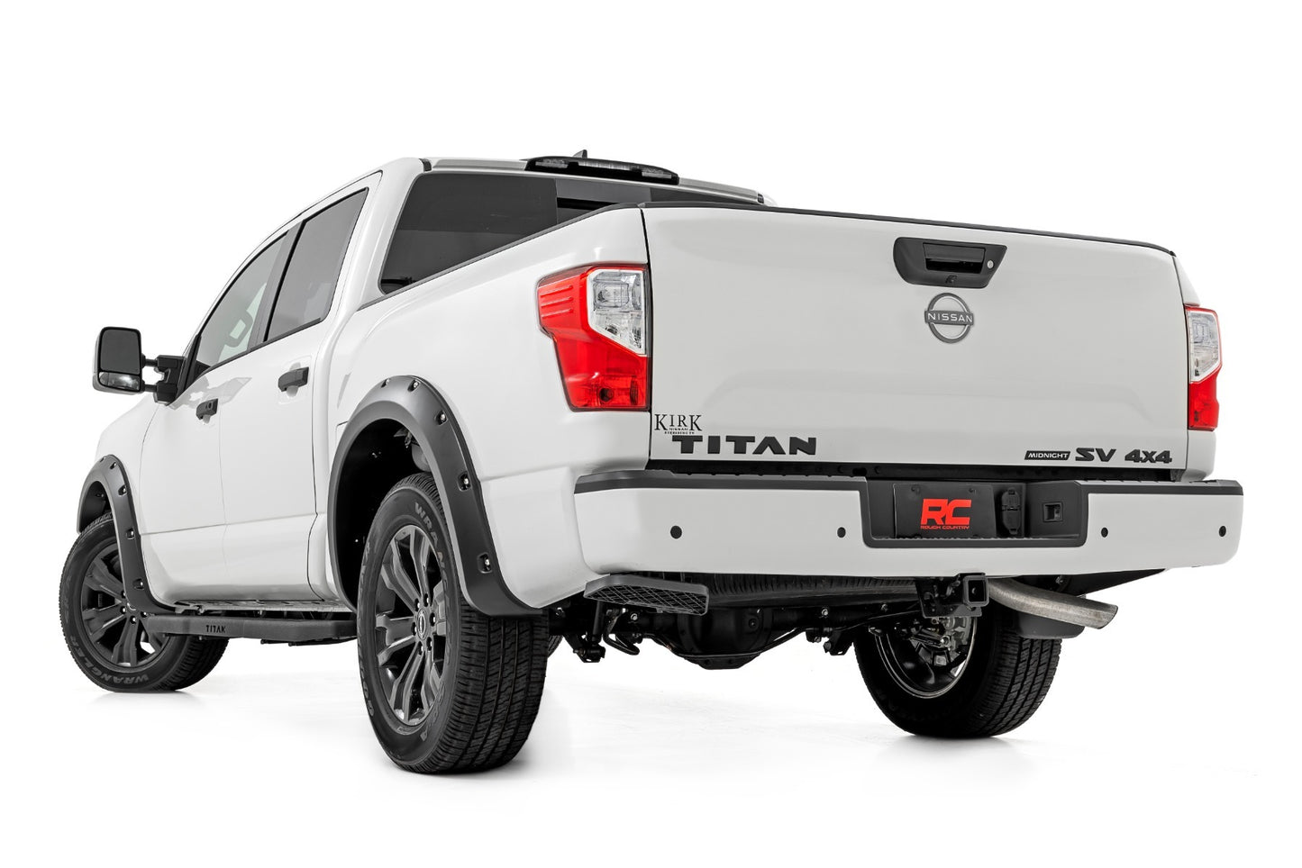 Fits Titan(17-24) Pocket Fender Flares Crew Cab W/O Emblem Black F-N101705A-RCGB