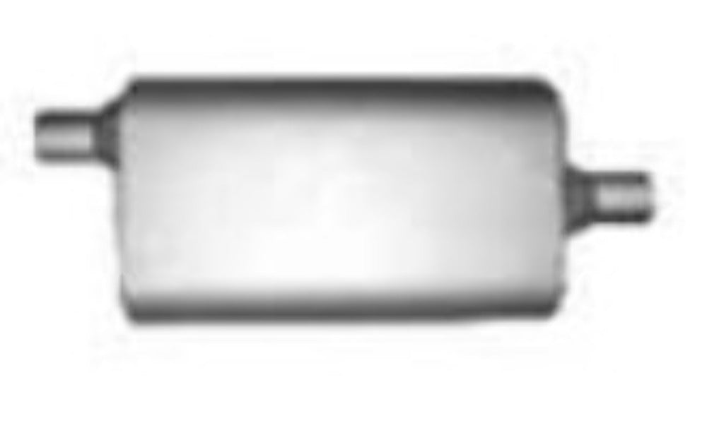 Jones Exhaust F525A Full Boar Truck Muffler 2.75" Inlet, 2.75" Outlet