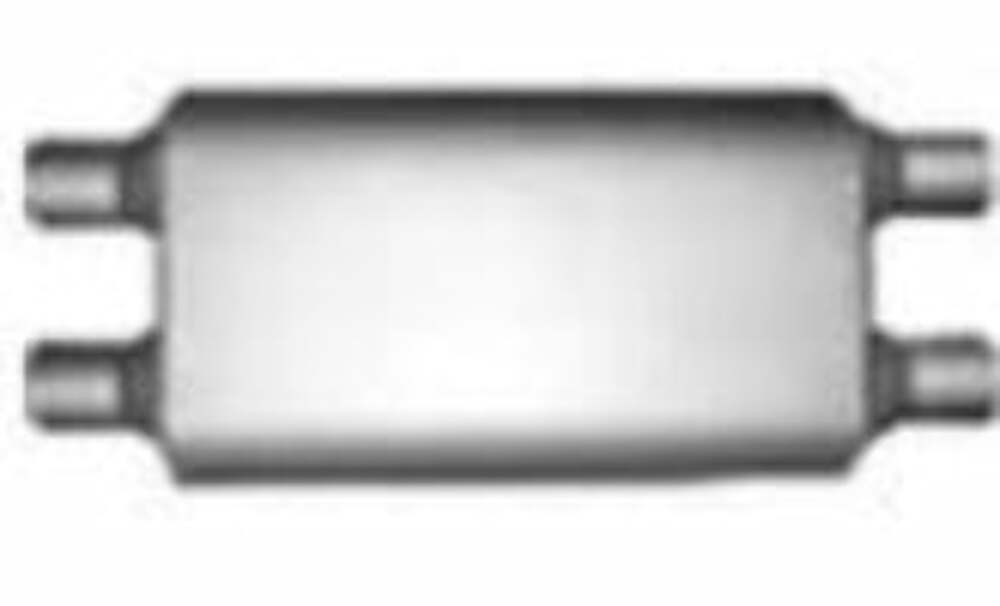 Jones Exhaust F5264F Full Boar Truck Muffler 3 Inlet, 2.5 Outlet