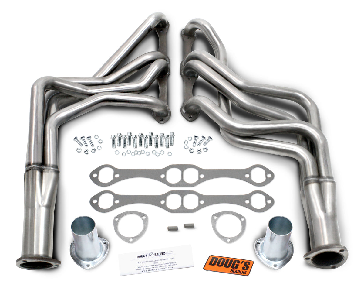 Long Tube Headers for 304 Stainless 1-5/8in Primary Stainless Steel D308-SS