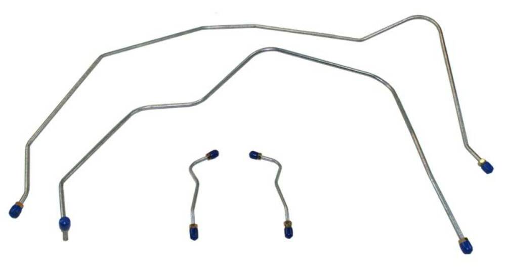 1956-1957 Chevrolet Bel Air Front Brake Line Kit Power Brakes FBL002