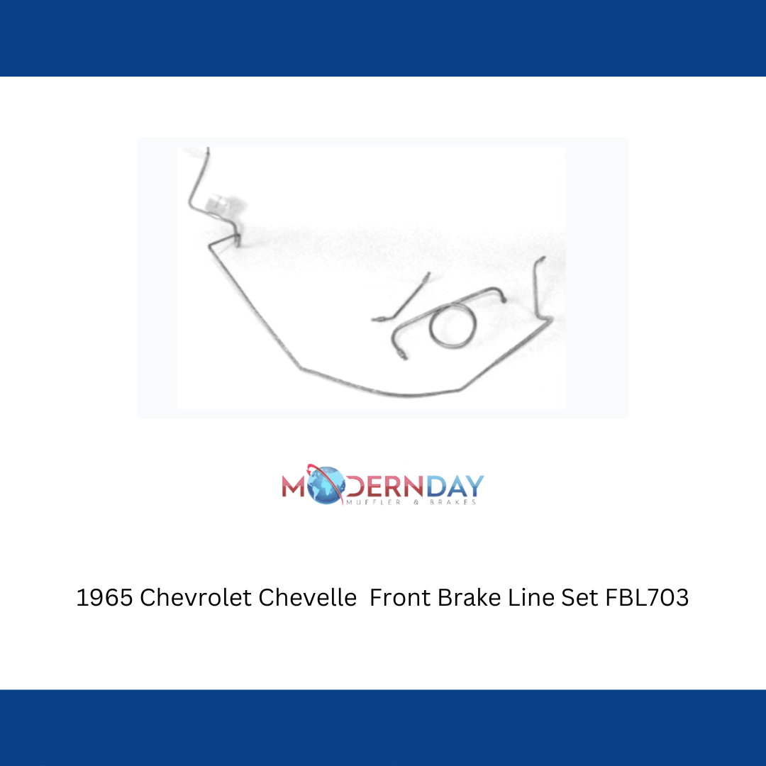 Fits 1965 Chevrolet Chevelle Front Brake Line Set FBL703