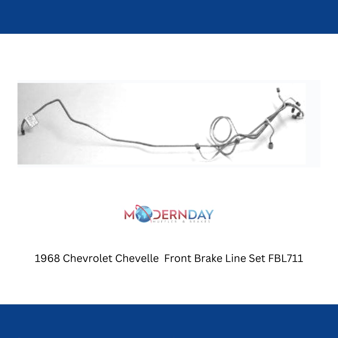 Fits 1968 Chevrolet Chevelle Front Brake Line Set FBL711