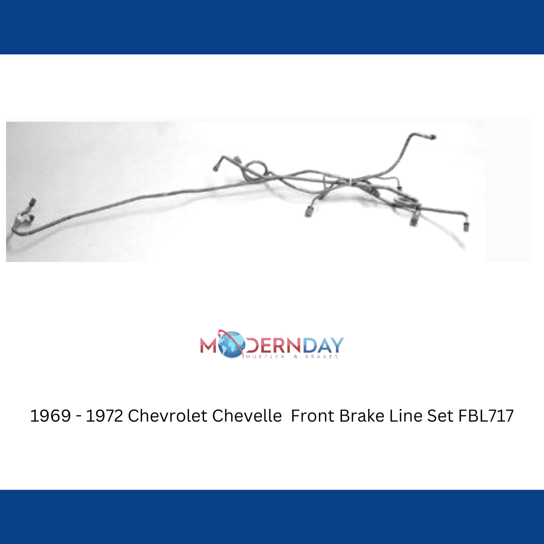 Fits 1969 - 1972 Chevrolet Chevelle Front Brake Line Set FBL717