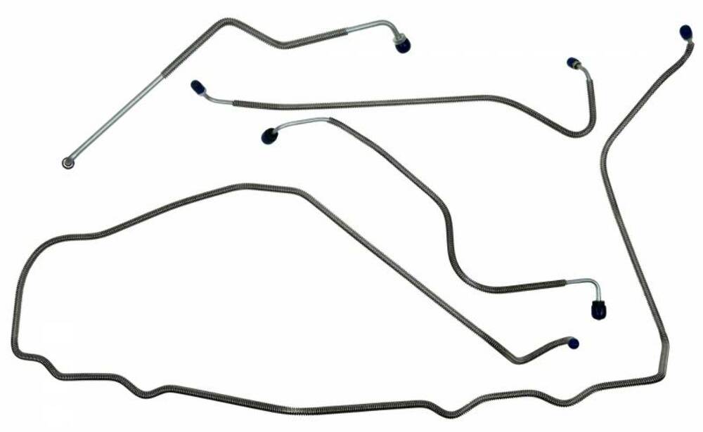 Fits 1974 Chevrolet Corvette Front Brake Line Set FBL915