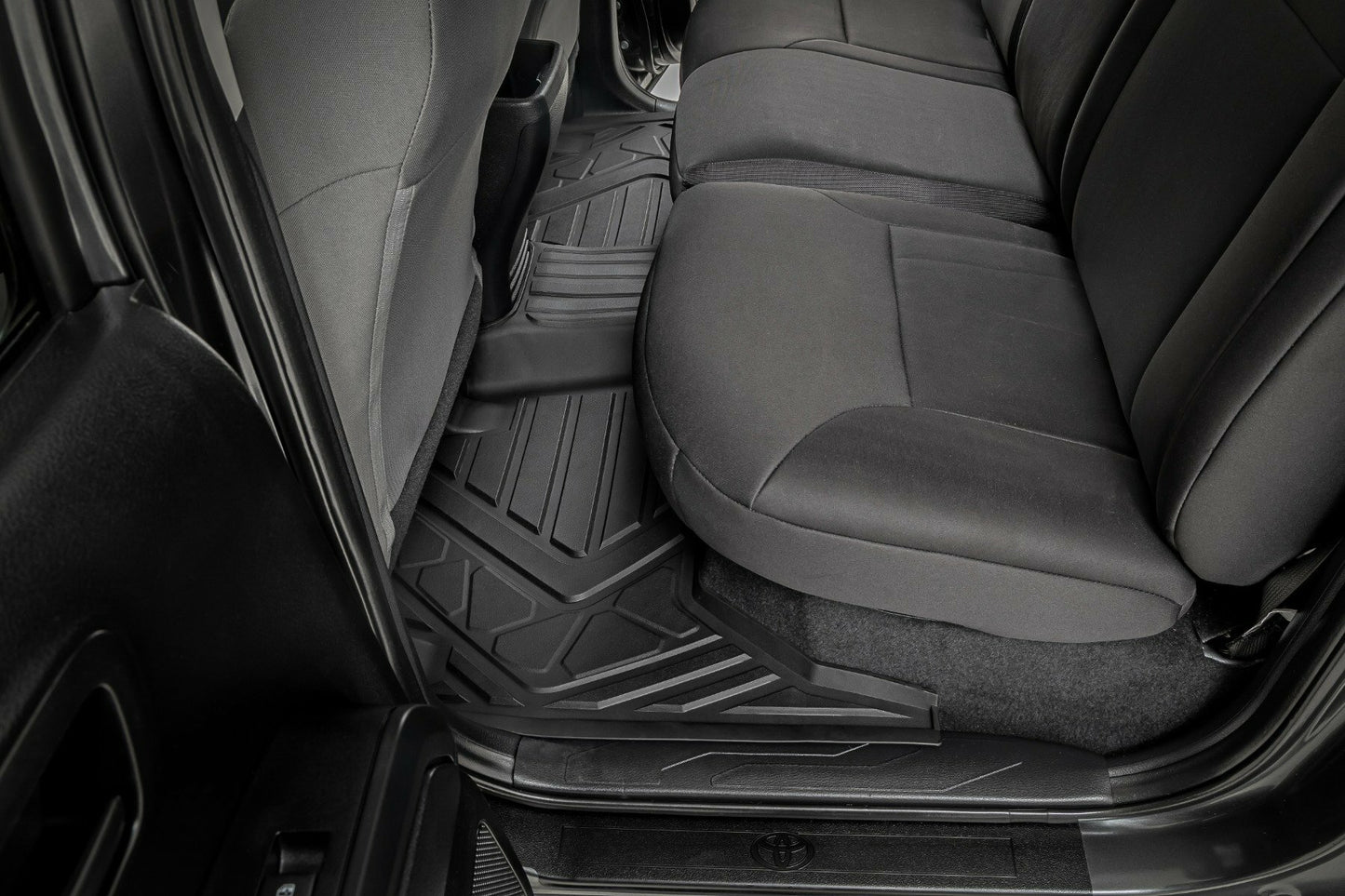 Fits Toyota Tacoma 2&4WD (2016-2023) Flex-Fit Floor Mats Front and Rear FF-71216