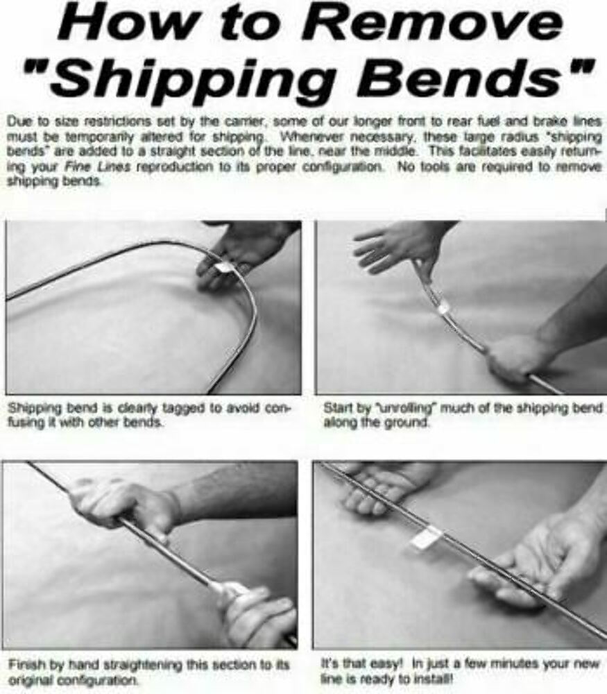 For Pontiac Firebird 1982-1983 Intermediate Brake Line 8cyl Front-FIN8202OM-CPP