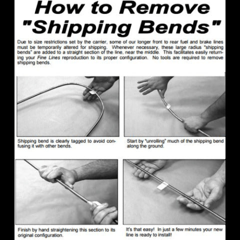 1984-85 Chevrolet Camaro Intermediate Brake Stainless - FIN8402SS