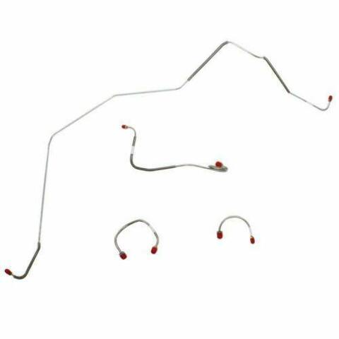 1967-68 Chevrolet Camaro Front Brake Line Kit Power Drum Brakes - FKT6703OM