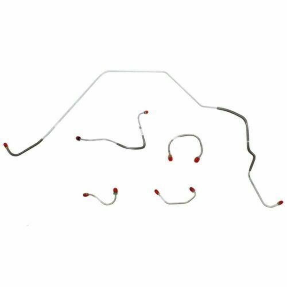 1967-68 Chevrolet Camaro Front Brake Line Kit Manual Disc Brakes - FKT6705SS - Front Lines Car Part People