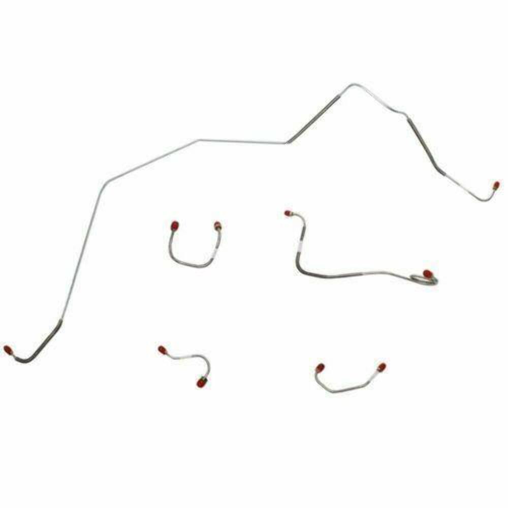 1967-68 Chevrolet Camaro Front Brake Line Kit Power Disc Brakes - FKT6707SS - Front Lines Car Part People