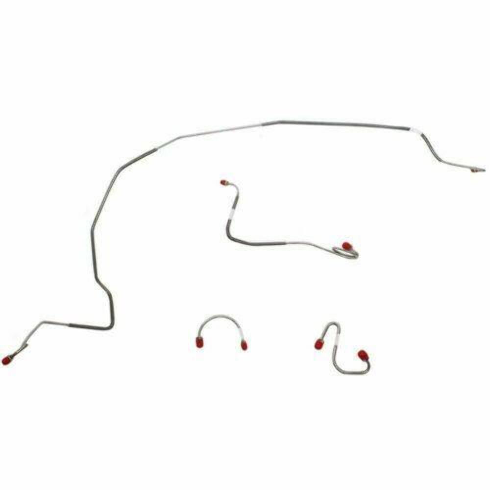 1967-68 Pontiac Firebird Front Brake Line Kit Power Drum Brakes - FKT6709OM