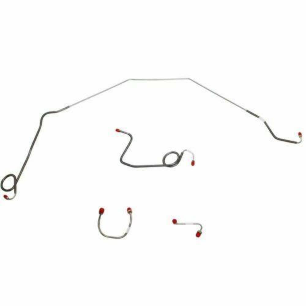 1969 Chevrolet Camaro Front Brake Line Kit Standard Drum Brakes - FKT6903OM - Front Lines Car Part People