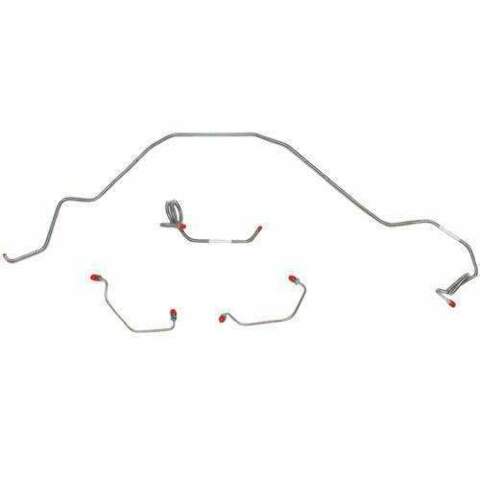 For Pontiac Firebird 1981 Front Brake Line Kit w/ Power DiscBrakes-FKT8101OM-CPP