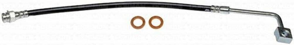 95-97 Ford F-250/ F-350 4wd Right Front Brake Hose; Rubber FLH380354