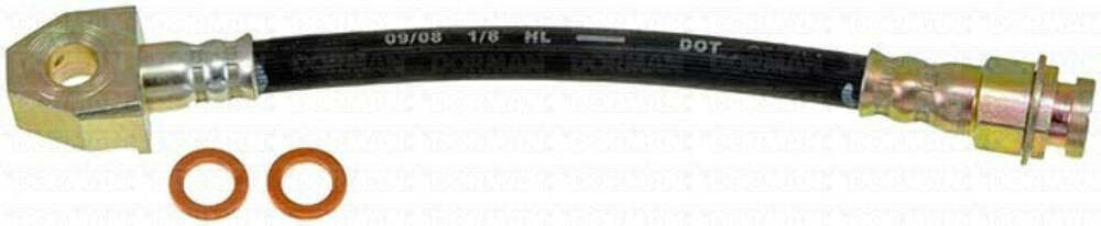 99-04 Jeep Grand Cherokee Left Rear Brake Hose; Rubber Fine Lines FLH381143