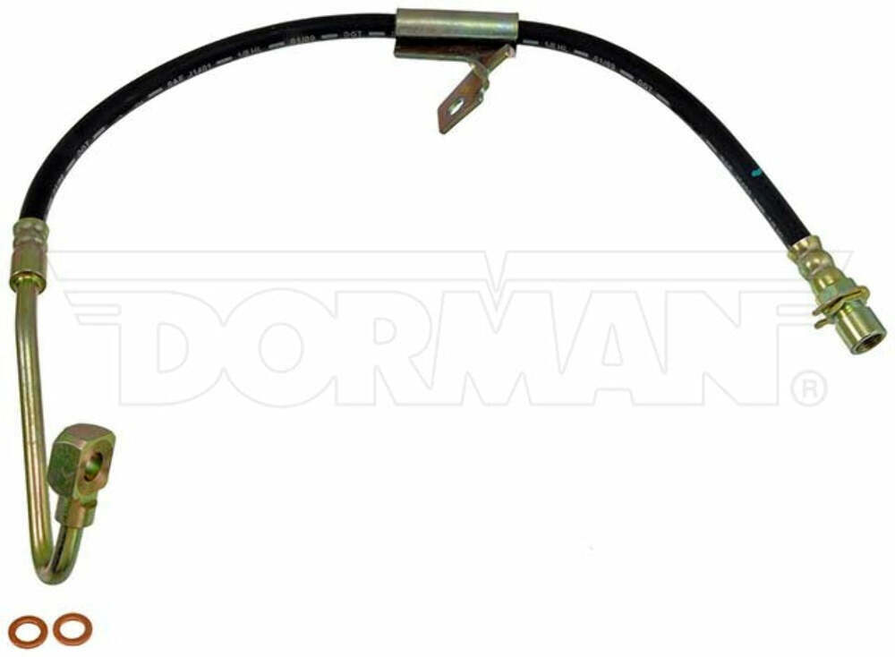 00-05 Blazer/Jimmy w/ ZR2/High Wider Left Front Brake Hose-Rubber FLH381344