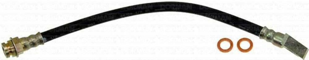 84-87 Corvette Left or Right Front Brake Hose; Rubber Fine Lines FLH38173