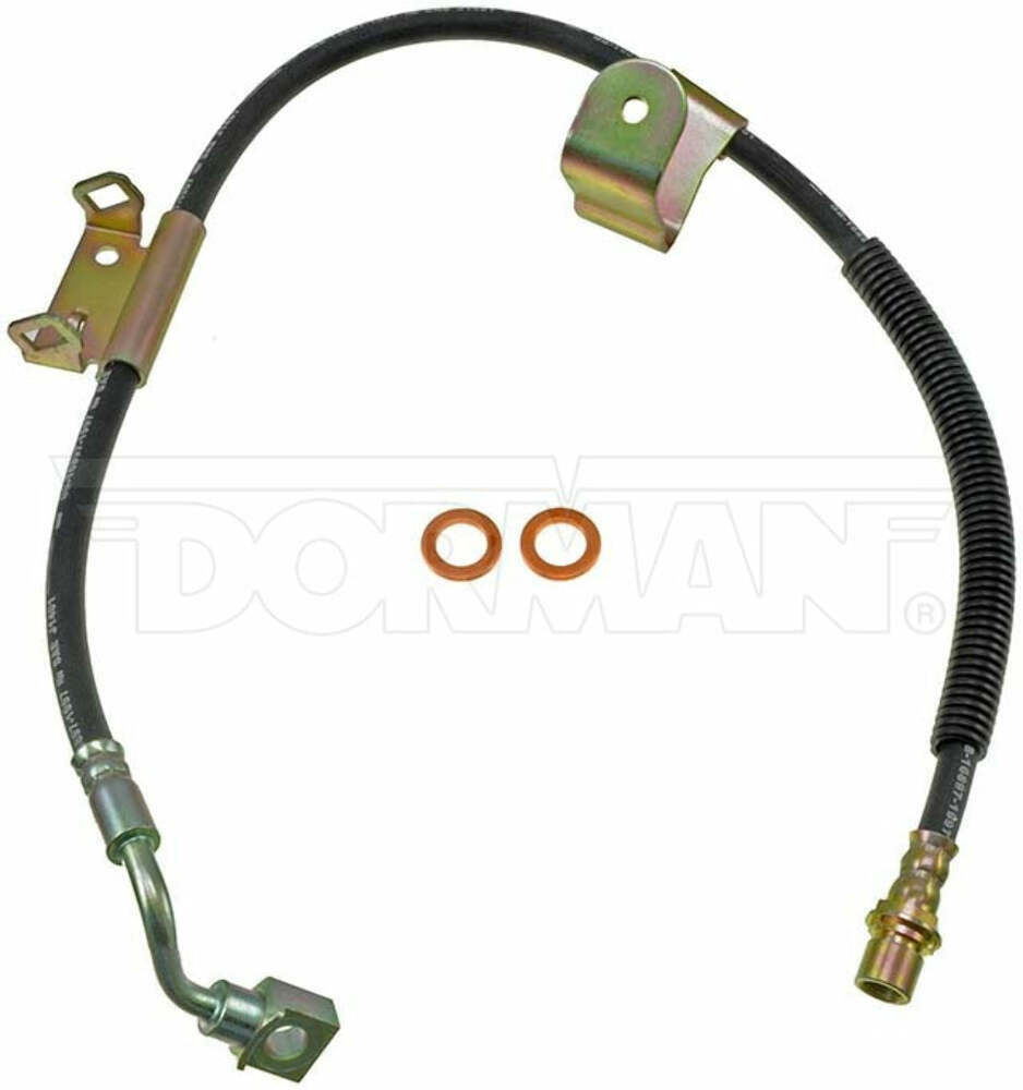 99-07 GM Truck & Hummer H2 Left Front Brake Hose; Rubber FLH620051