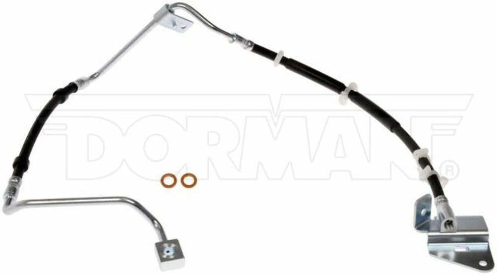 99-04 Grand Cherokee Right Front Brake Hose; Rubber Fine Lines FLH620185