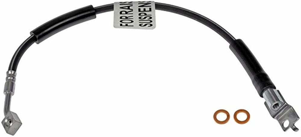 1997-2006 Jeep Wrangler w/ Lift Brake Hose Left Front Rubber FLH622066